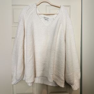 Ava and Viv Whiye Chunky Sweater